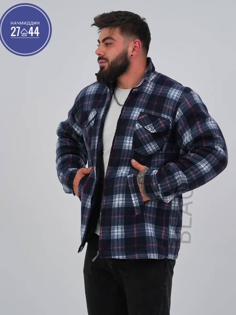рубашка теплая в клетку essecco,рубашка теплая в клетку оверсайз,рубашка теплая,рубашка мужская теплая в клетку,рубашка теплая в клетку