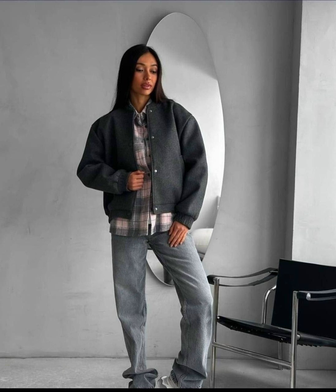 бомбер женский оверсайз,куртка бомбер оверсайз весенний шерстяной,куртка бомбер,бомбер серый,куртка бомбер женская