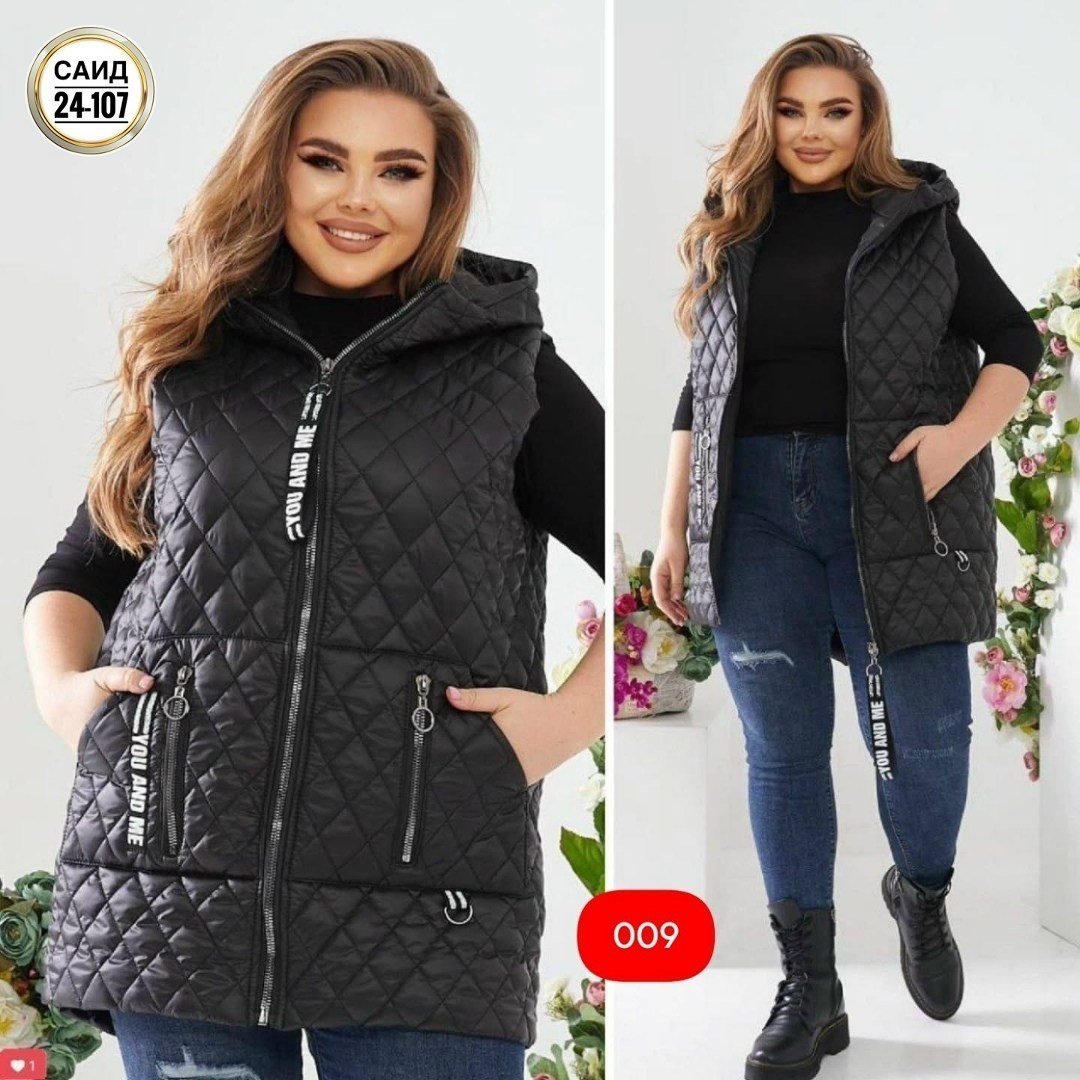 женская жилетка больших размеров,жилет на синтепоне,жилетка женская демисезонная,стеганый жилет больших размеров,женская жилетка