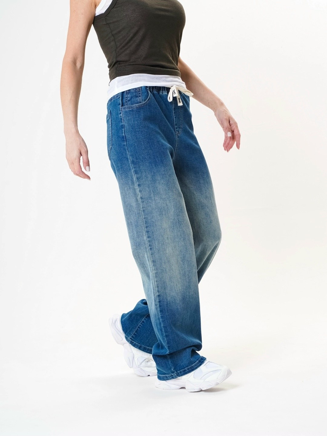 джинсы женские,джинсы на резинке женские,джинсы повседневные,джинсы свободного кроя,джинсы брюки