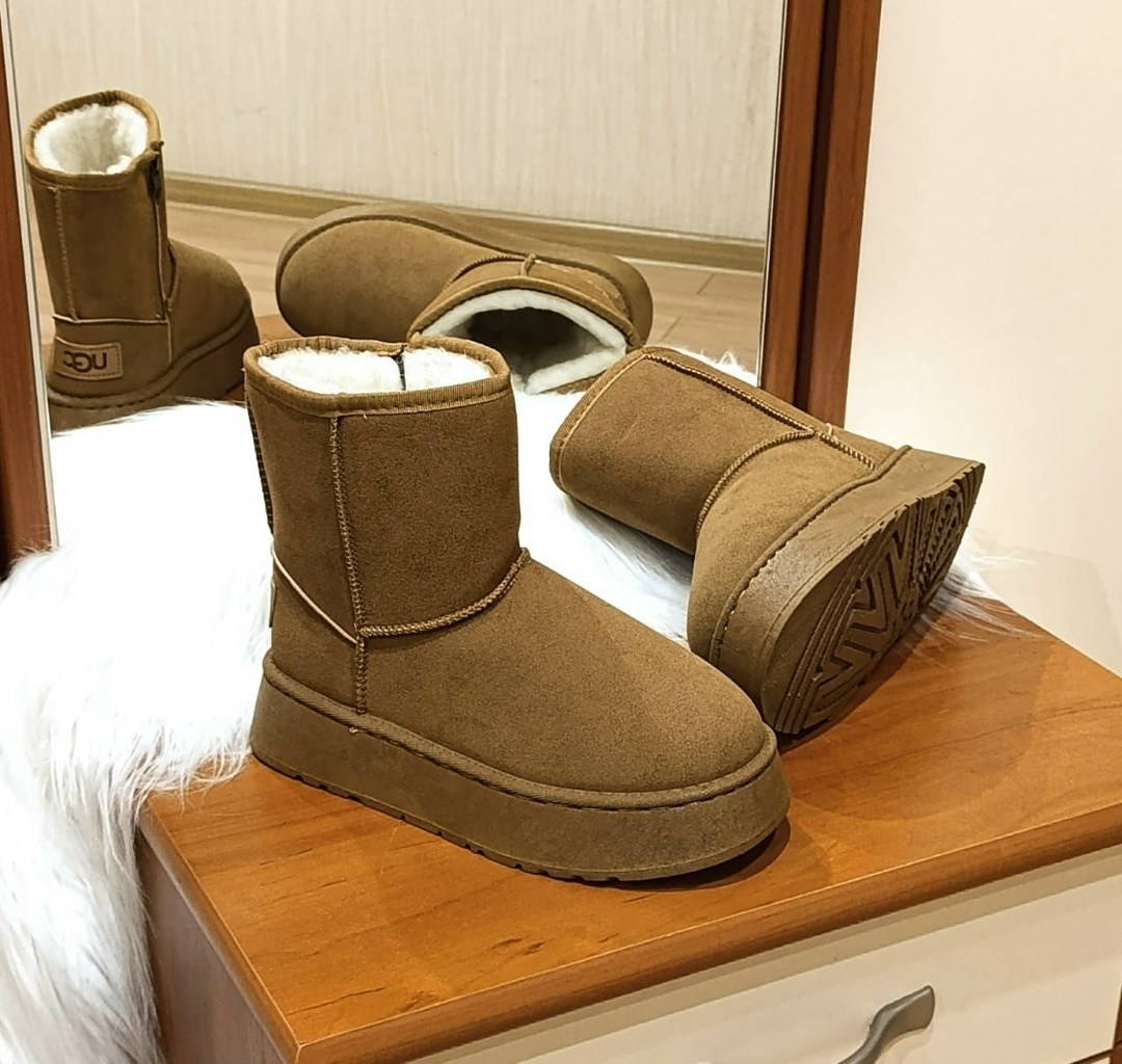 женские угги,женская зимняя ,,укороченные угги,угги