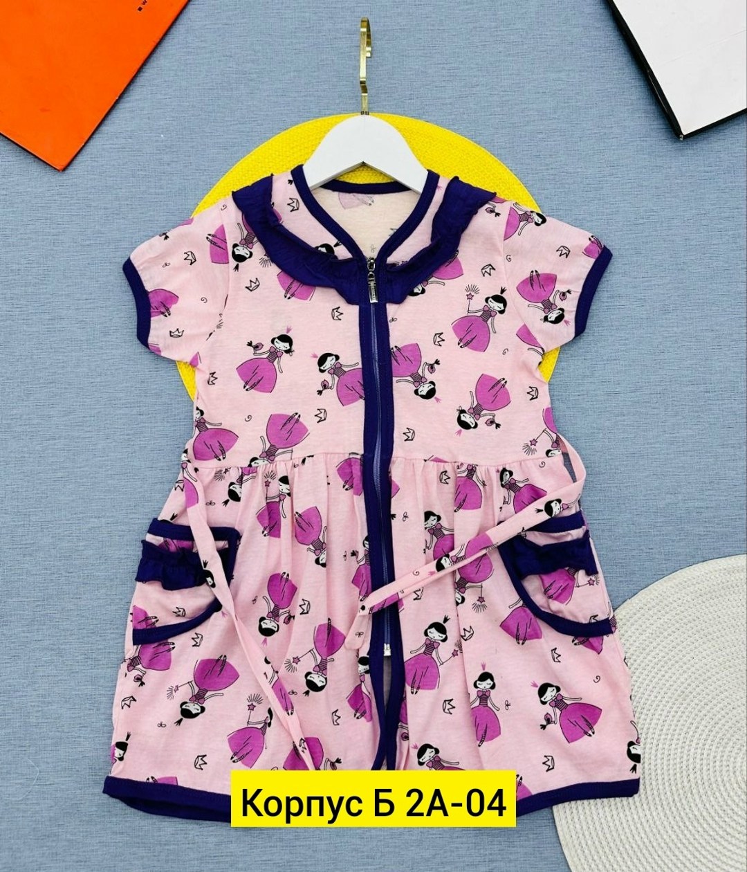 халат для девочек,детский халат для девочек,халат детский, детская одежда,детский халат для девочек хб