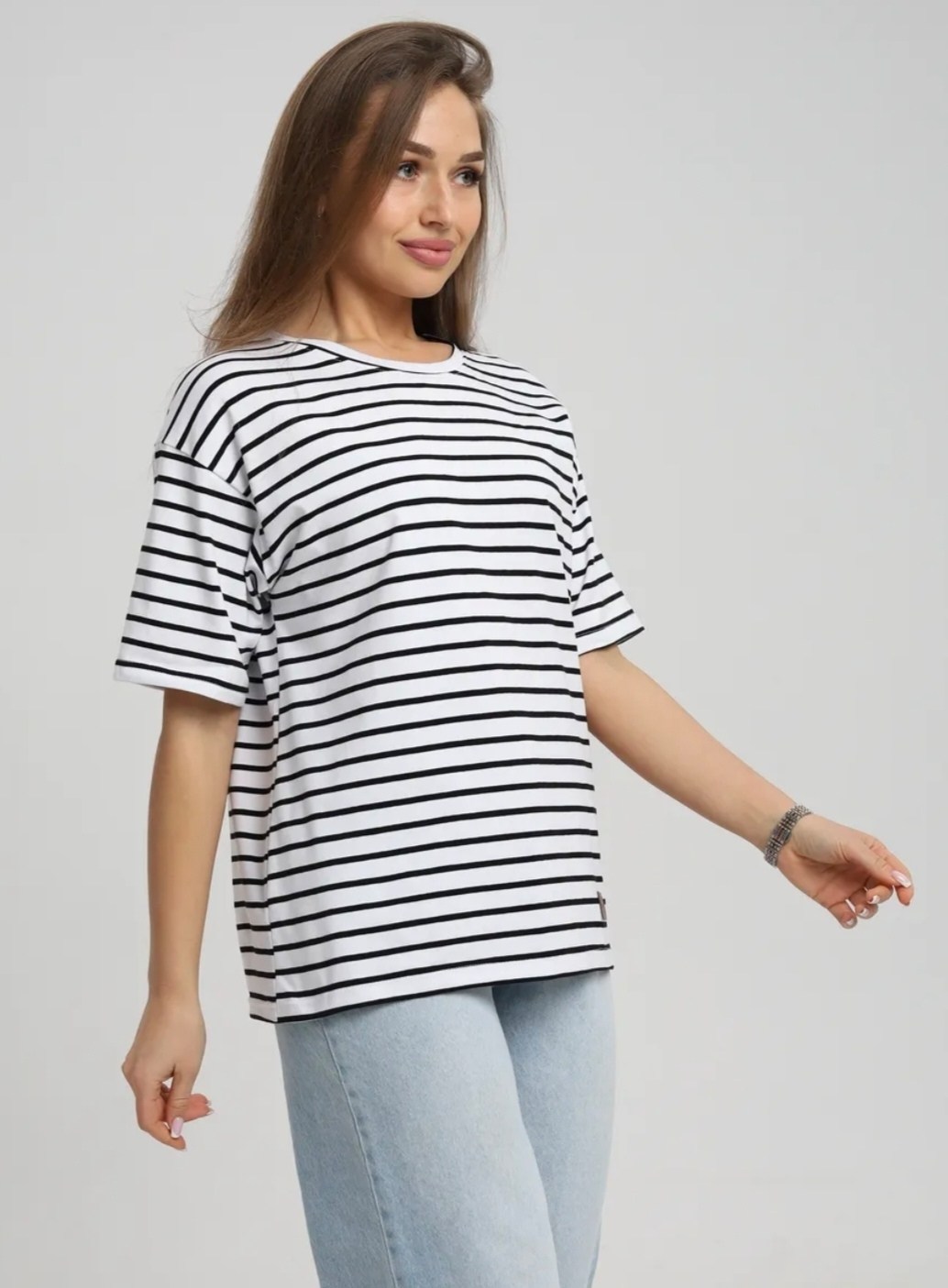 тельняшка красная,женская футболка,футболки в полоску,футболка трикотажная,футболки оверсайз