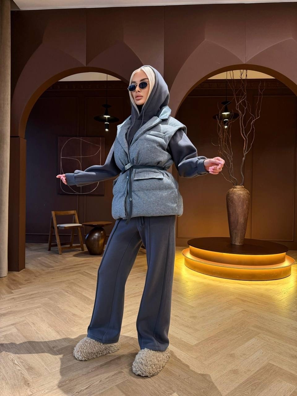 стильные костюмы,костюм тройка женский,жилетка женская,стильная жилетка,костюм тройка с курткой