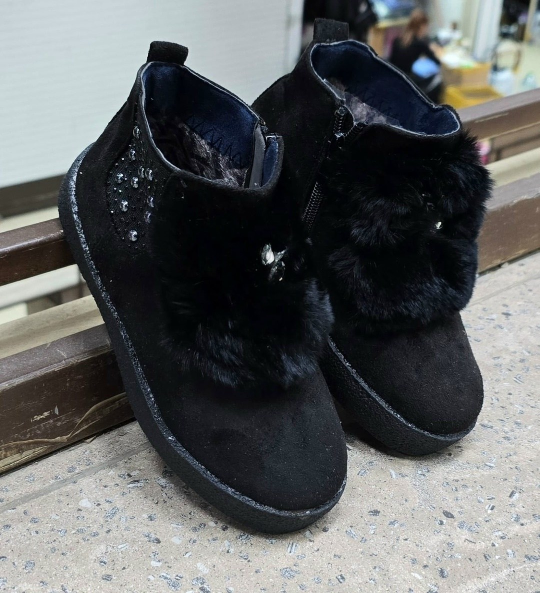 ,женские ботинки с мехом зимние,женская зимняя ,ботинки с мехом,ботинки женские с мехом