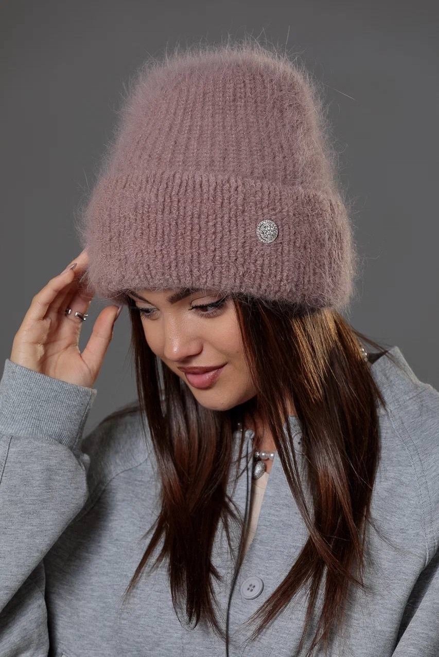 женская шапка,шапка из ангоры женская,шапка ангора,шапка зимняя ангора женская,шапка зимняя вязаная ангор