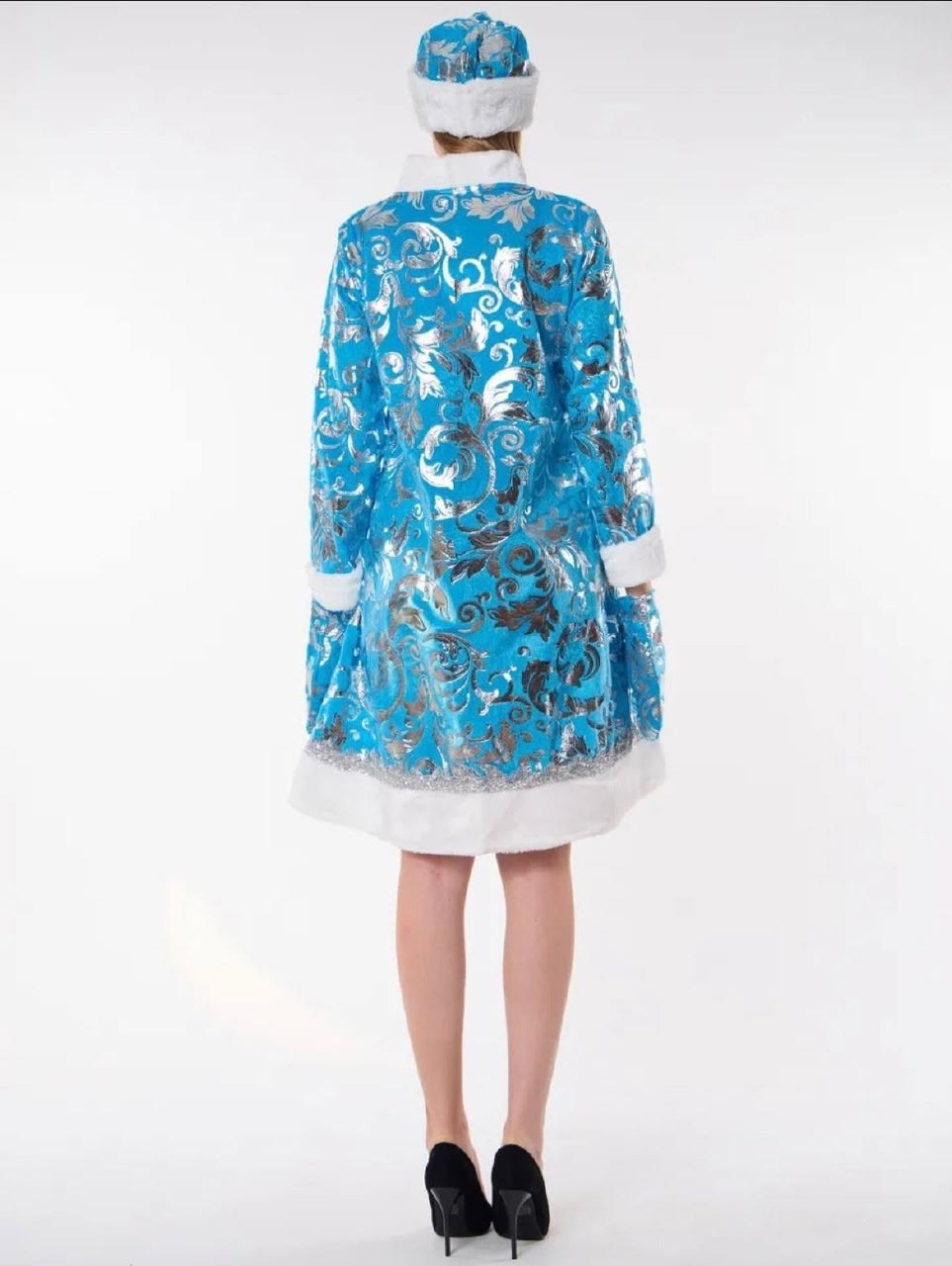 костюм снегурочки велюровый,взрослый костюм снегурочки,костюмы снегурочки,костюм снегурочка премиум взрослая,снегурочка костюм