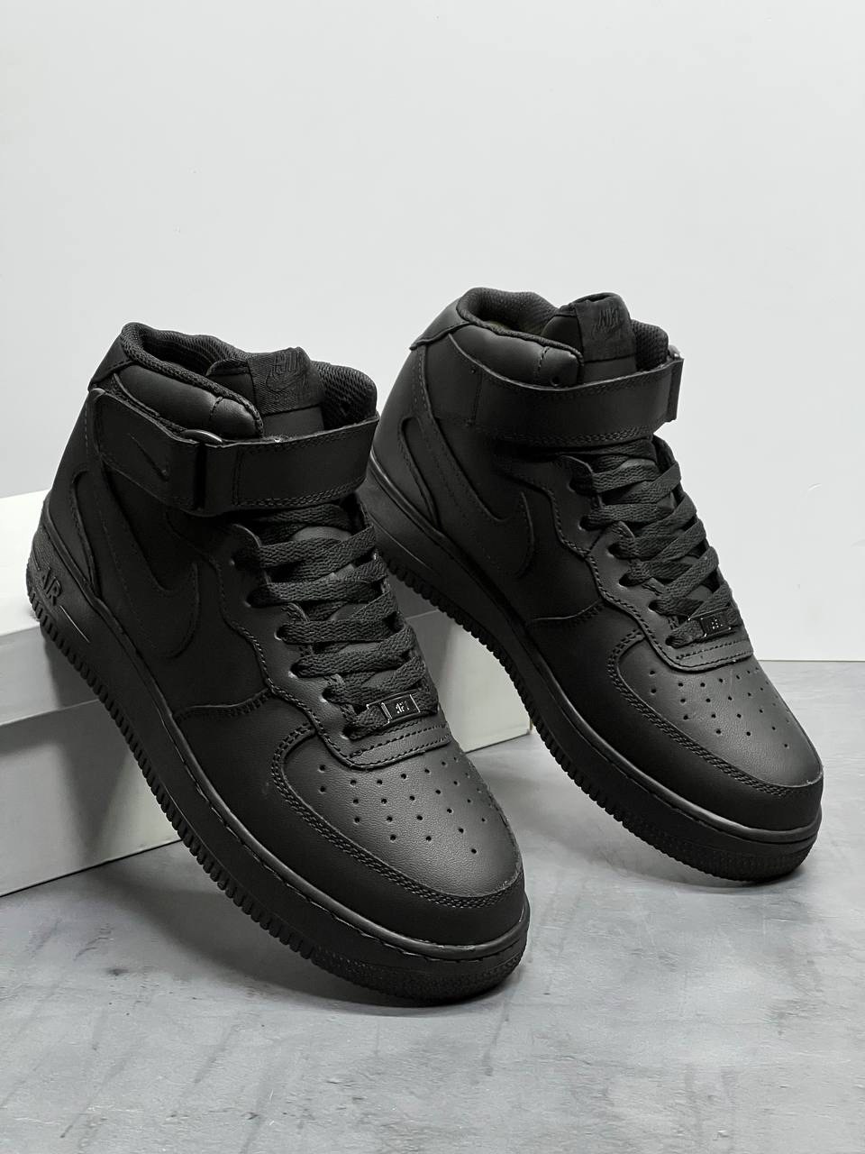 кроссовки nike air force 1 mid black,nike air force 1 mid black,nike air force 1 mid,nike air force 1,кросcовки nike air force 1