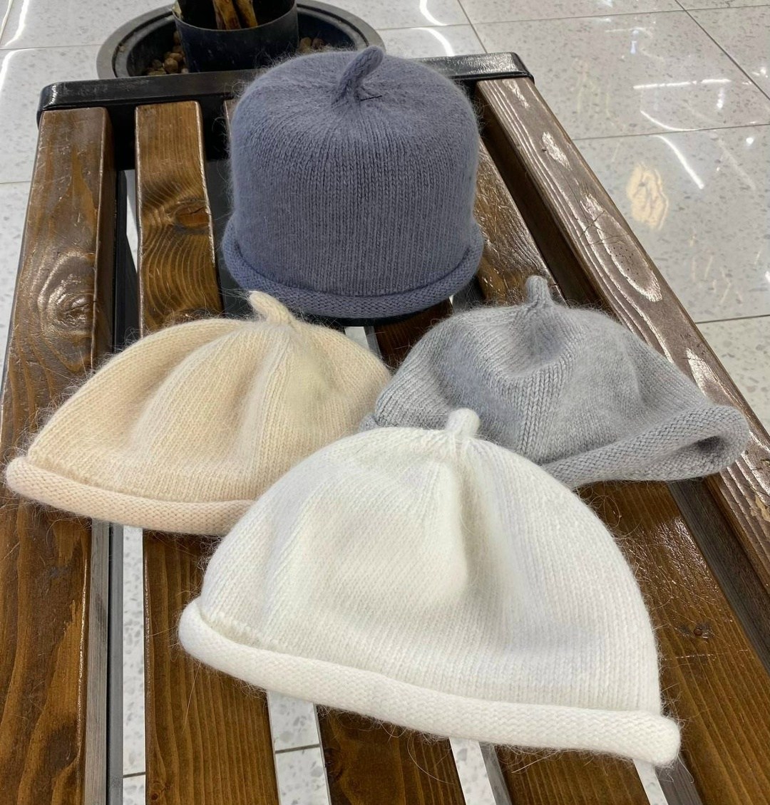 шапка бини с,шапка женская,шапка бини женская,женская вязаная шапка,модная шапка