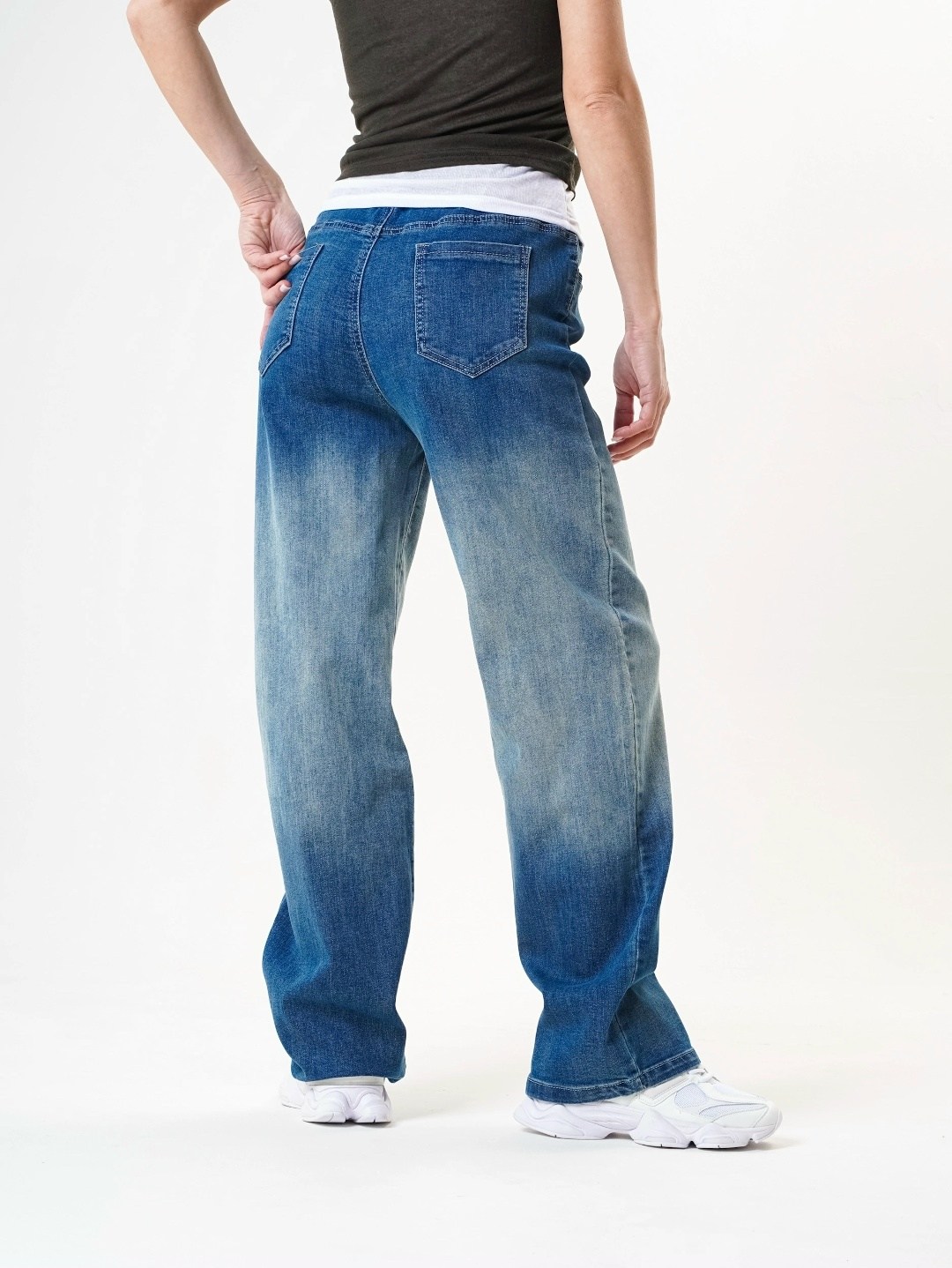 джинсы женские,джинсы на резинке женские,джинсы повседневные,джинсы свободного кроя,джинсы брюки