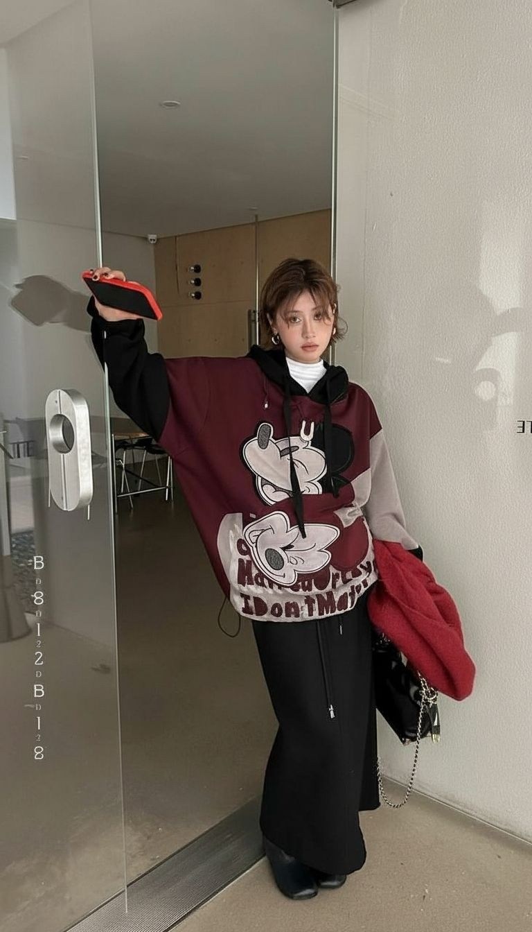 толстовка в стиле,толстовки женская,толстовка,толстовка с капюшоном и принтом,свитшот с микки маусом женский