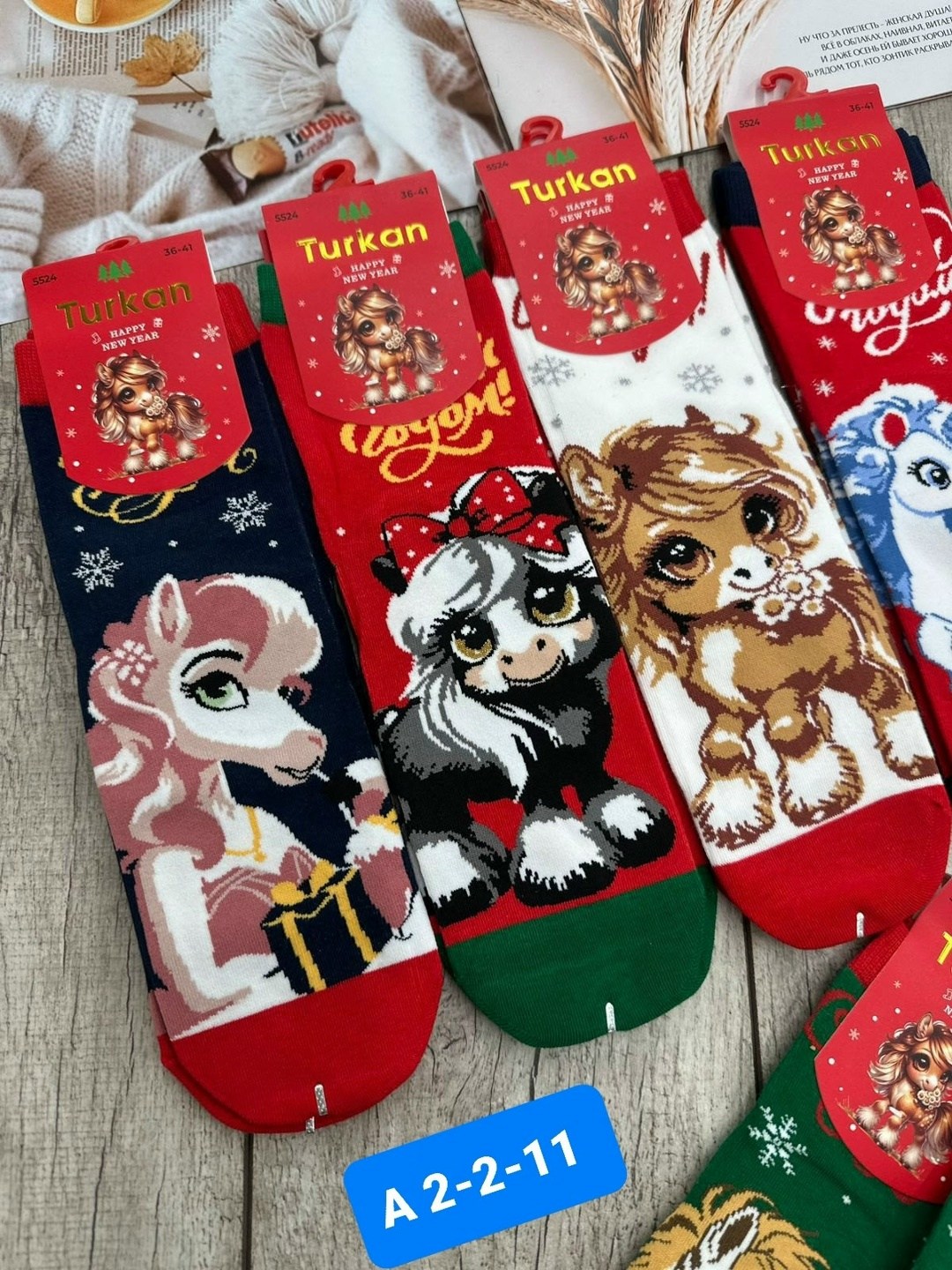 носки новогодние женские,носки женские,новогодние носки,носки комплект,носки женские 10 пар