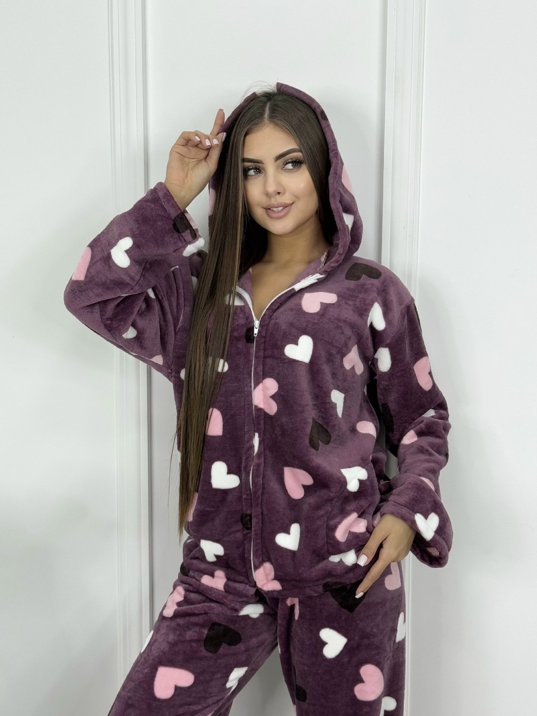 пижама женская теплая,пижама со штанами теплая домашняя,пижама женская,теплая пижама,пижама со штанами теплая домашняя с капюшоном