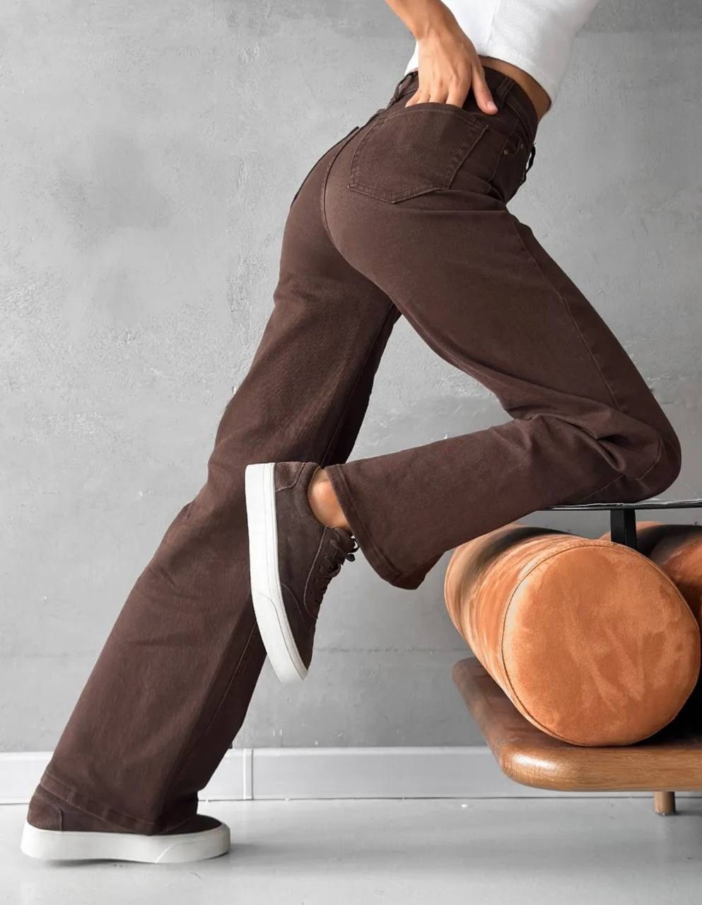 брюки джинсы,коричневые джинсы,коричневые джинсы женские,коричневые джинсы широкие,широкие джинсы