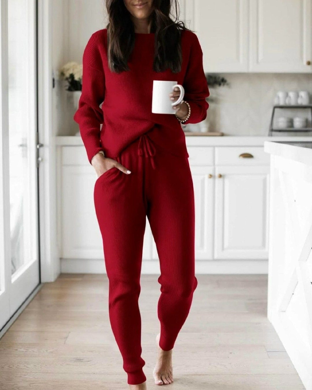 костюм вязаный женский,трикотажные костюмы,casual outfit,домашние костюмы,женский костюм с брюками