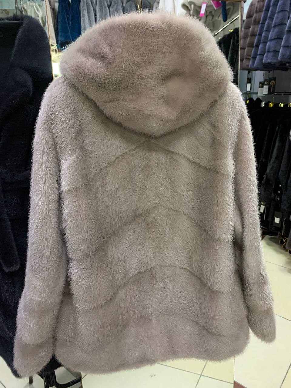 шуба норковая с капюшоном,шуба норковая,shenglizhe норковые шубы,шубы из норки,шуба норка