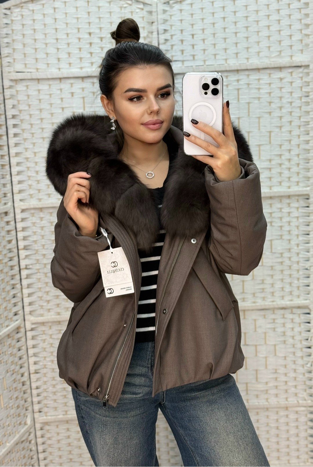 стильные пуховики,пуховики с натуральным мехом,пуховики с мехом,пуховик женский,куртка с мехом