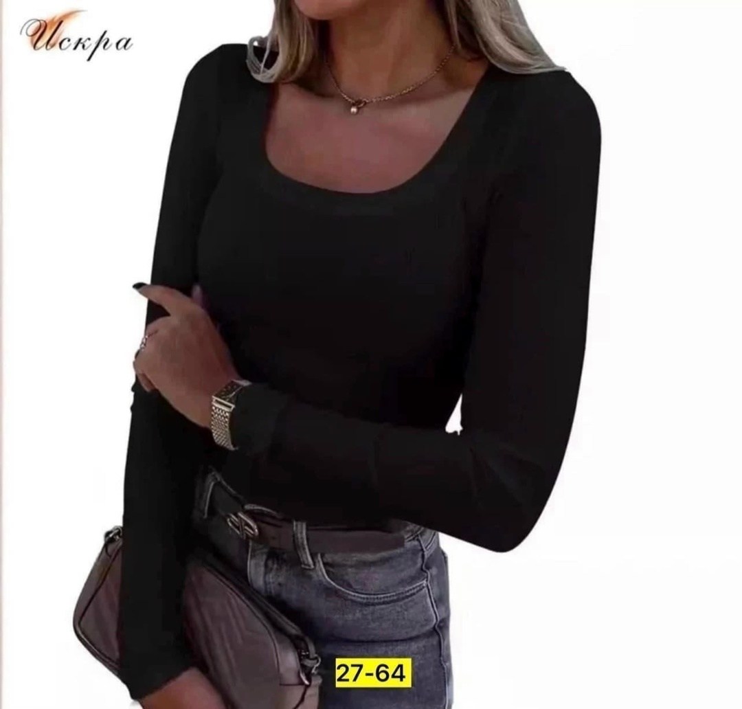 женская кофта,базовая кофта,кофта с вырезом,кофта лапша женская,лонгслив женский черный