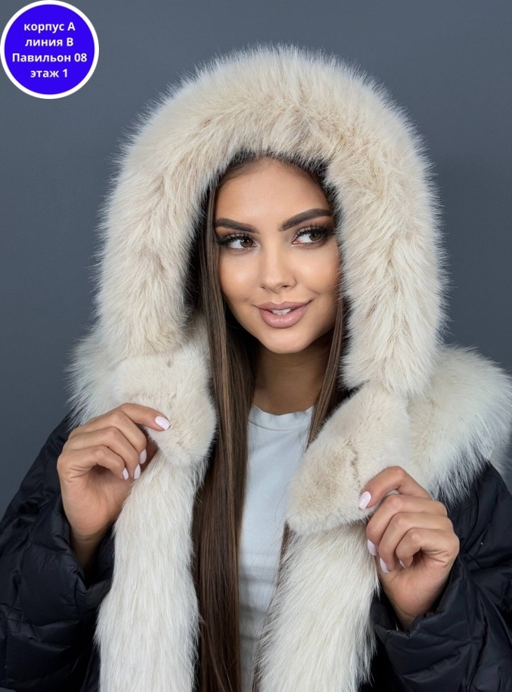 меховая шапка,женская меховая шапка,шапка с шарфом,шарфы для женщин,капор с мехом