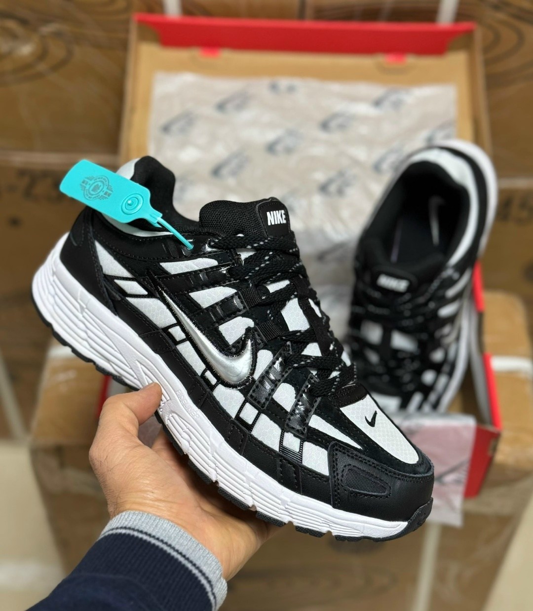кроссовки nike,кроссовки найк п 6000,кроссовки,кроссовки nike p 6000,nike p 6000 black white