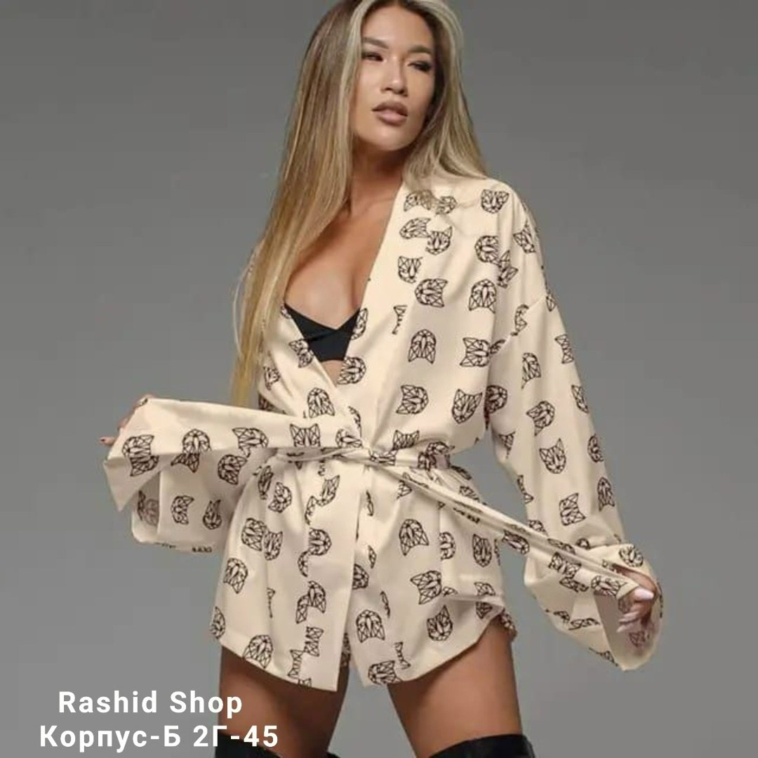 пижама с принтом,пижама кимоно,пижама стильная,женские костюмы,пижамы женски