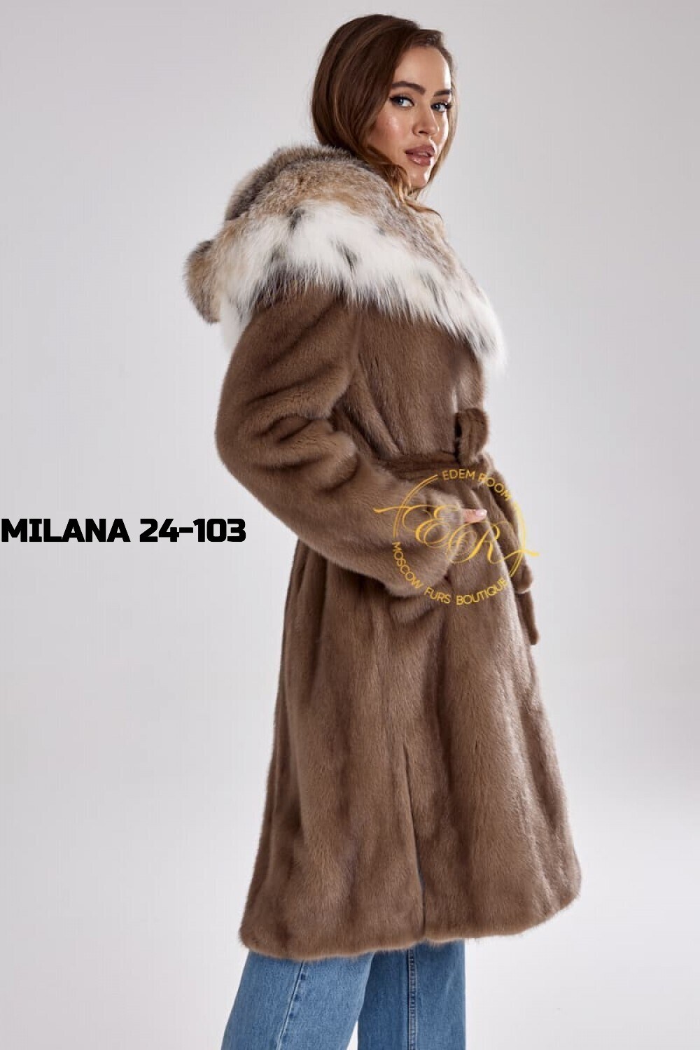 норковая шуба,женская шуба,шуба норковая женская,женские меховые,норковая шуба с капюшоном из куницы