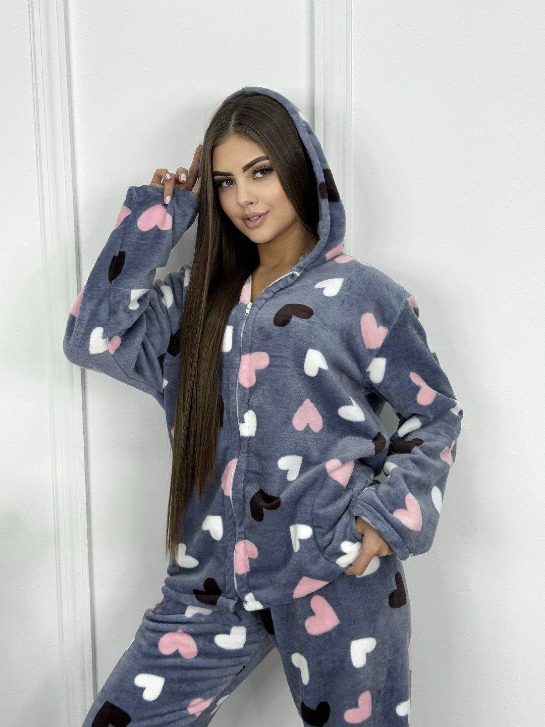 пижама женская теплая,пижама со штанами теплая домашняя,пижама женская,теплая пижама,пижама со штанами теплая домашняя с капюшоном