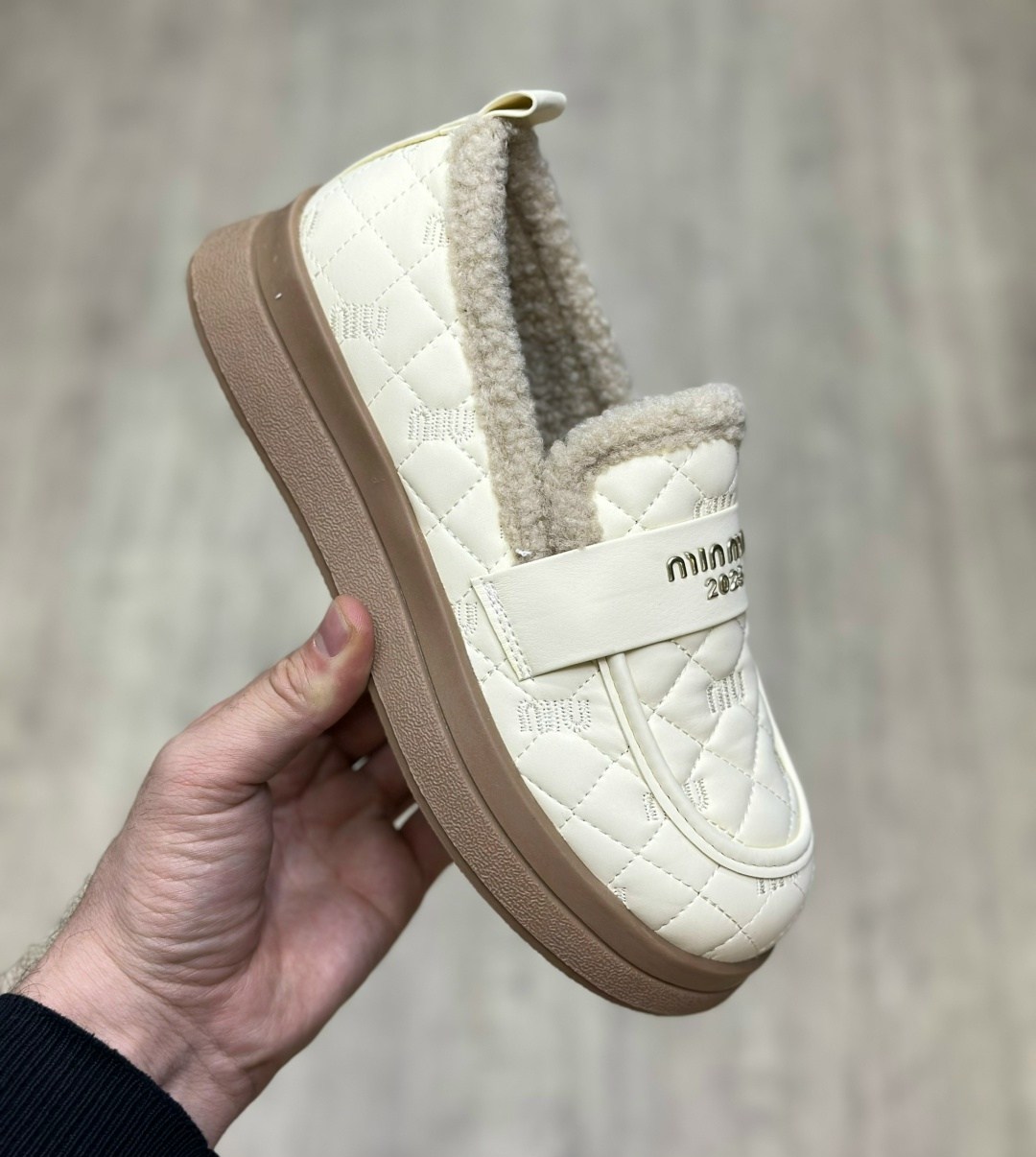 ,женская ,женская зимняя ,повседневная ,лоферы зимние женские