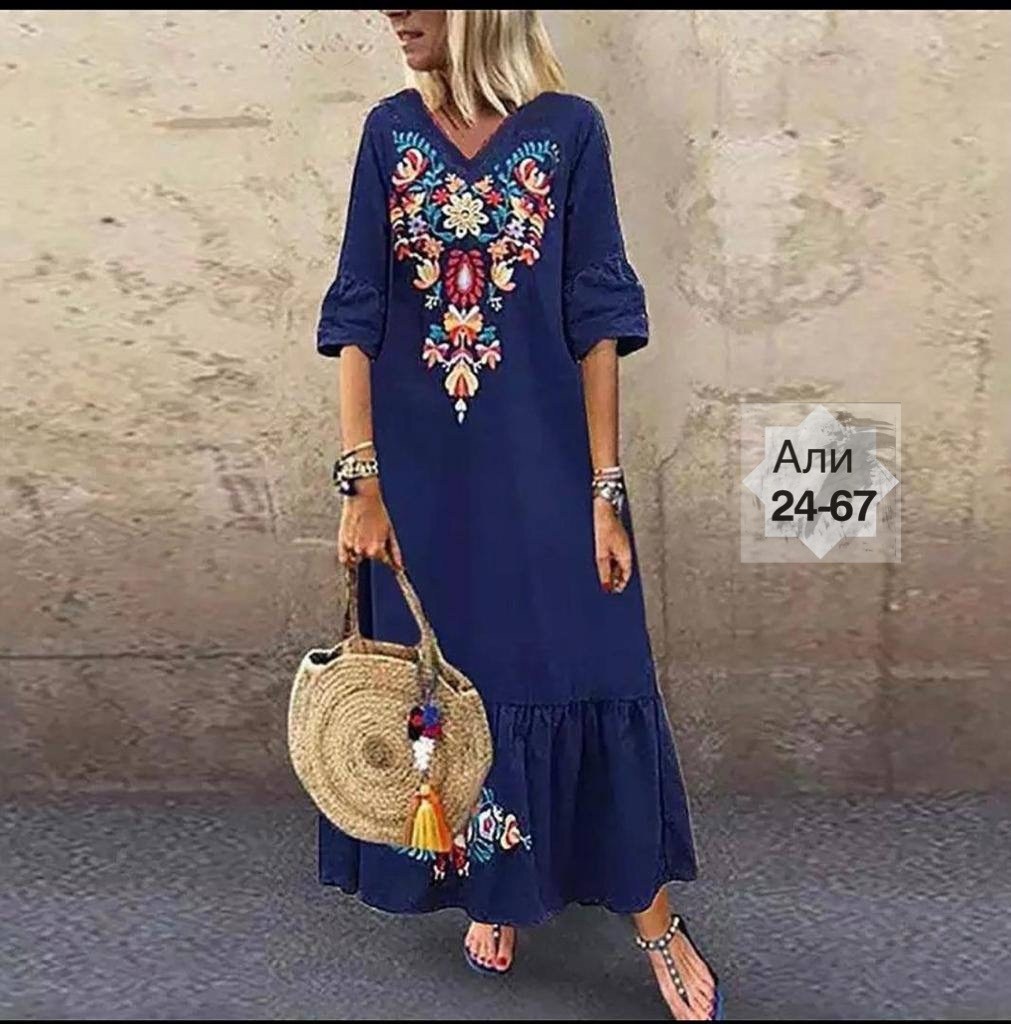 повседневное платье в стиле бохо,платье в стиле бохо,свободное платье в стиле бохо,платье женская,платье модное