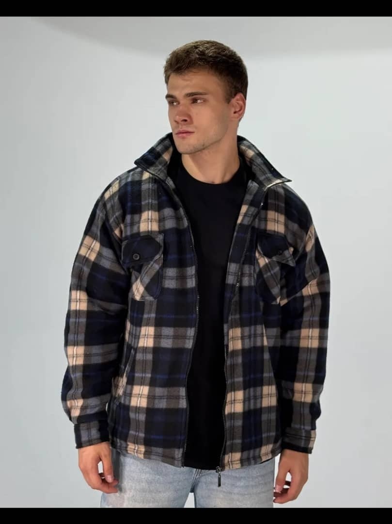 рубашка теплая в клетку essecco,рубашка теплая в клетку оверсайз,рубашка теплая,рубашка мужская теплая в клетку,рубашка теплая в клетку