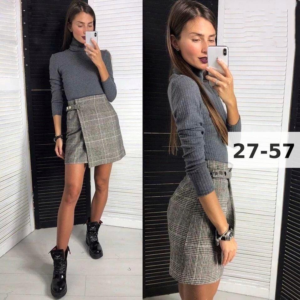 юбка с запахом,юбка женская,юбка серая,юбка,юбки