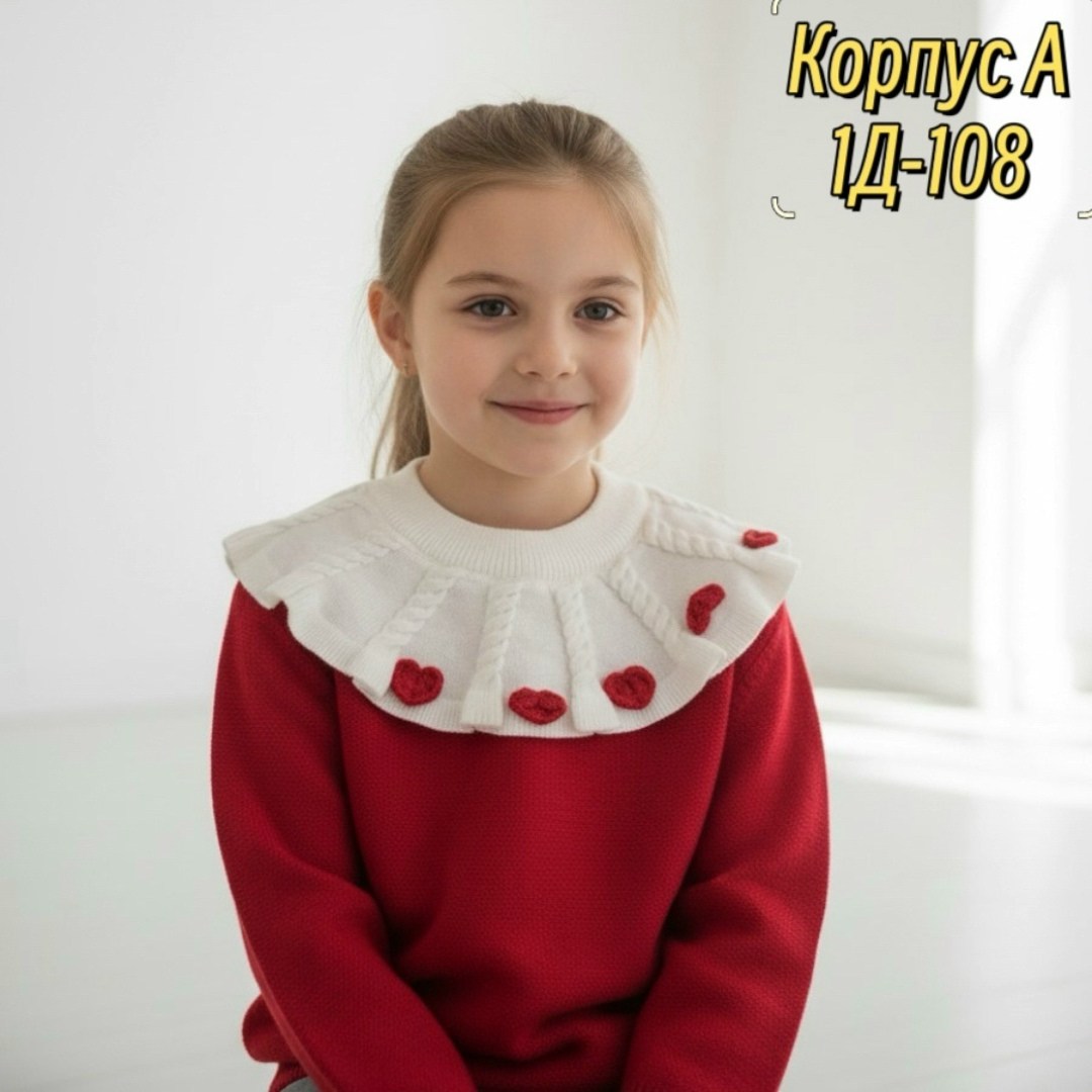 свитер для девочек,детский свитер,детский вязаный свитер,кофта вязаная,джемпер молочный