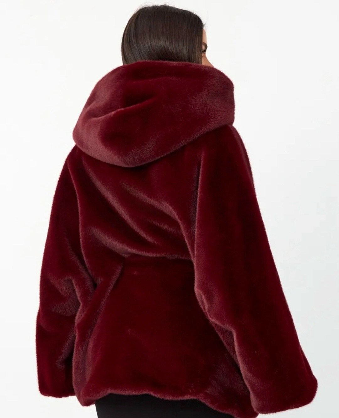 эко шуба,шуба из эко меха,бордовая шуба,пальто женские,пальто демисезонная