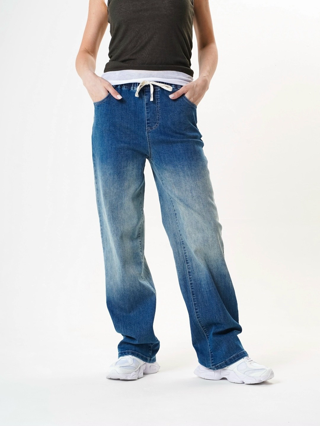 джинсы женские,джинсы на резинке женские,джинсы повседневные,джинсы свободного кроя,джинсы брюки