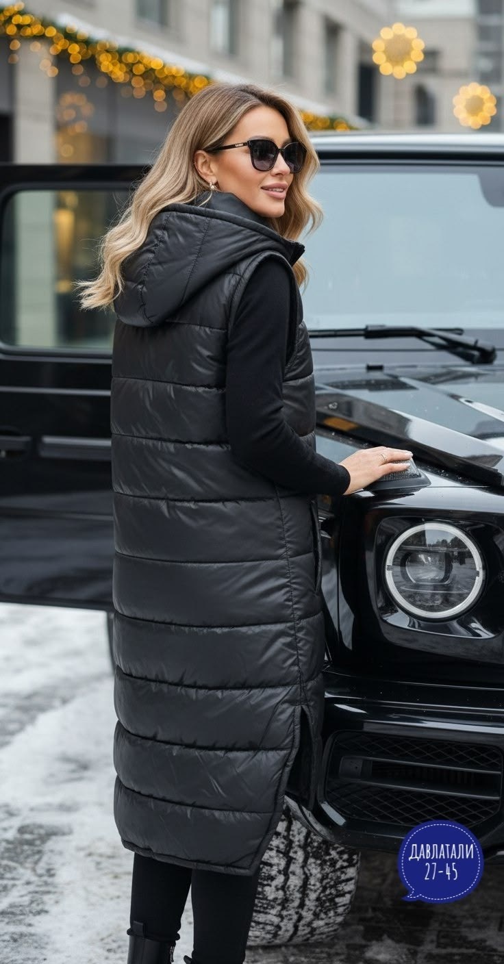 жилетка женская,жилетка удлиненная,демисезонная жилетка,жилет удлиненный,жилет на синтепоне