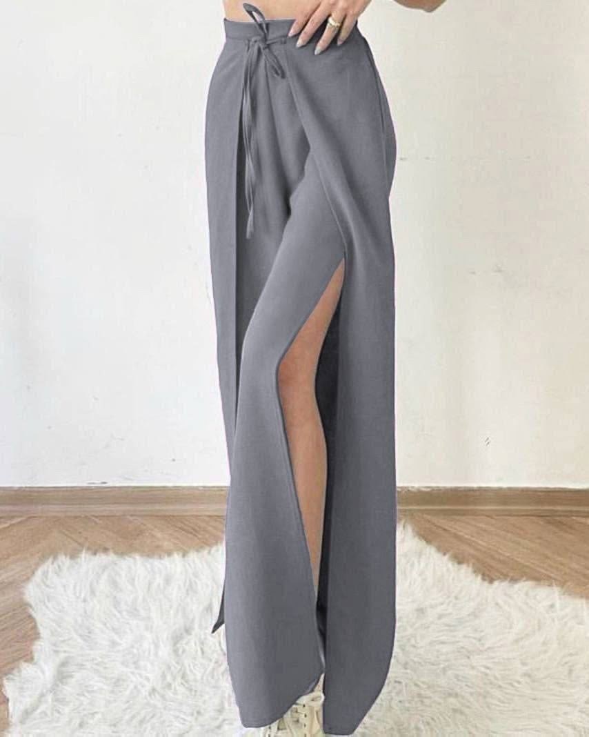 элегантные брюки,модные брюки,широкие брюки,брюки с разрезам,летние брюки