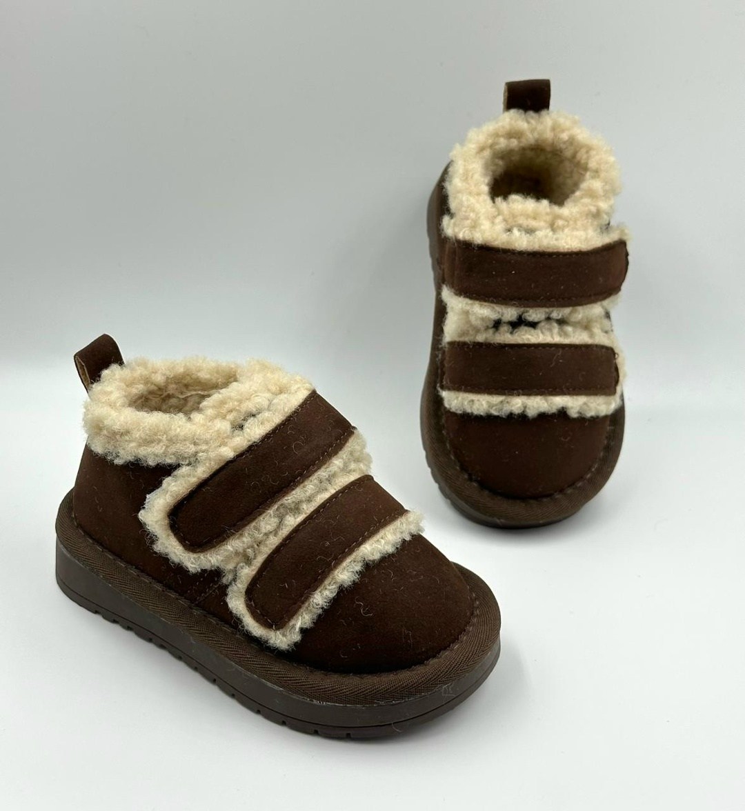 ,детская ,ботинки детские с мехом, для малышей,теплая