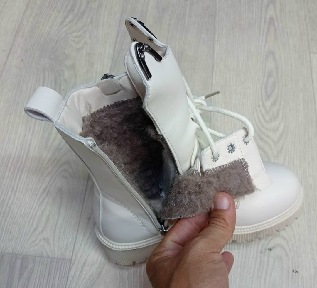 ,ботинки женские,ботинки модные,зимняя женская ,белые ботинки