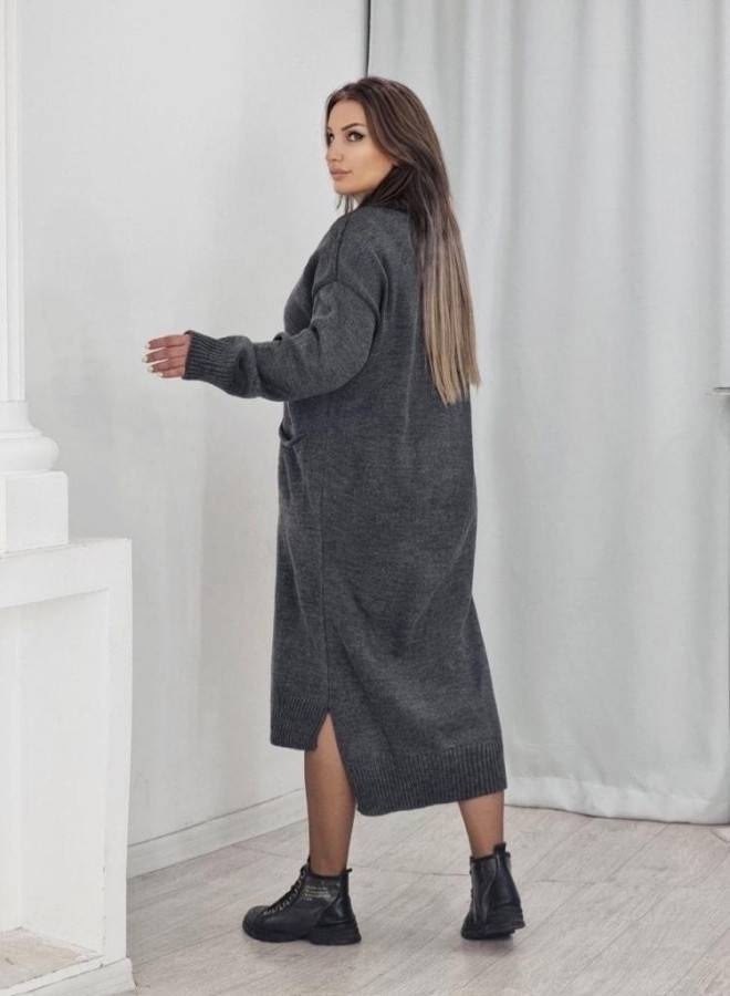 платье женская,трикотажное платье кокон,платье теплое женское,платье вязаное женское,платье вязаное