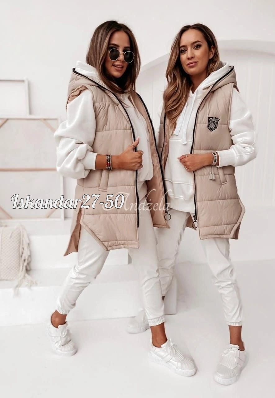 жилетка женская,демисезонная жилетка,женский жилет,стеганая жилетка женская длинная,куртка женская жилетка