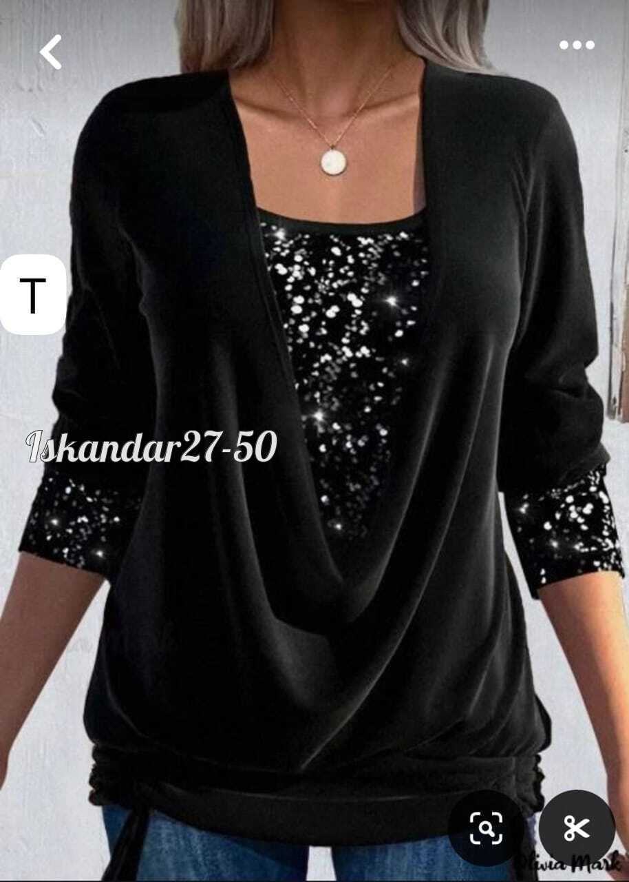 блузка с пайетками,блузка элегантная,женская кофта,модная блузка,блестящая блузка