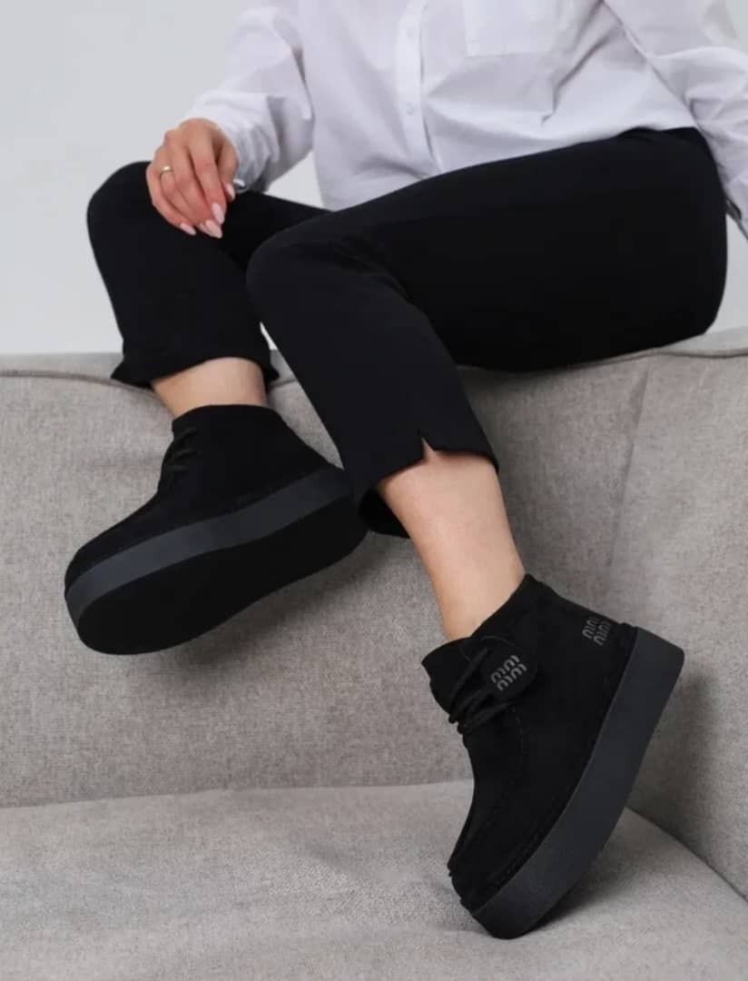 ,женская ,ботинка, на высокой подошве,угги женские