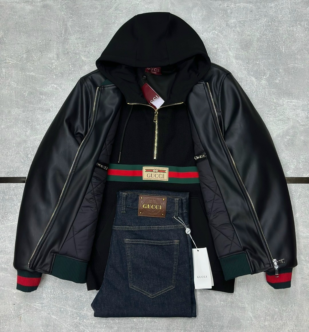 кожаная куртка gucci,куртка gucci,кожаный бомбер гуччи,кожаный бомбер gucci,кожанка гуччи мужские