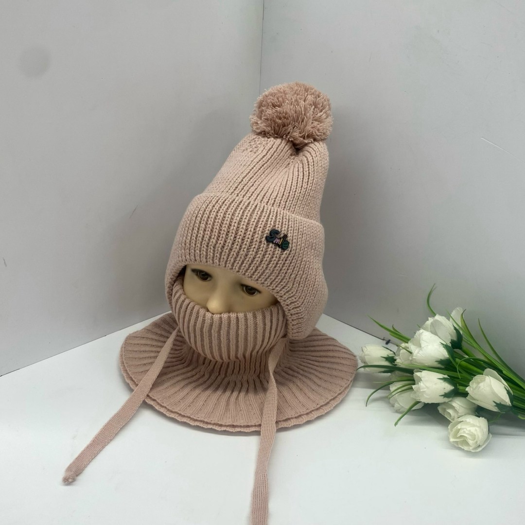 комплект детский шапка,шапка для девочек,шапка и снуд для детей,шапка и снуд,комплект шапка и снуд