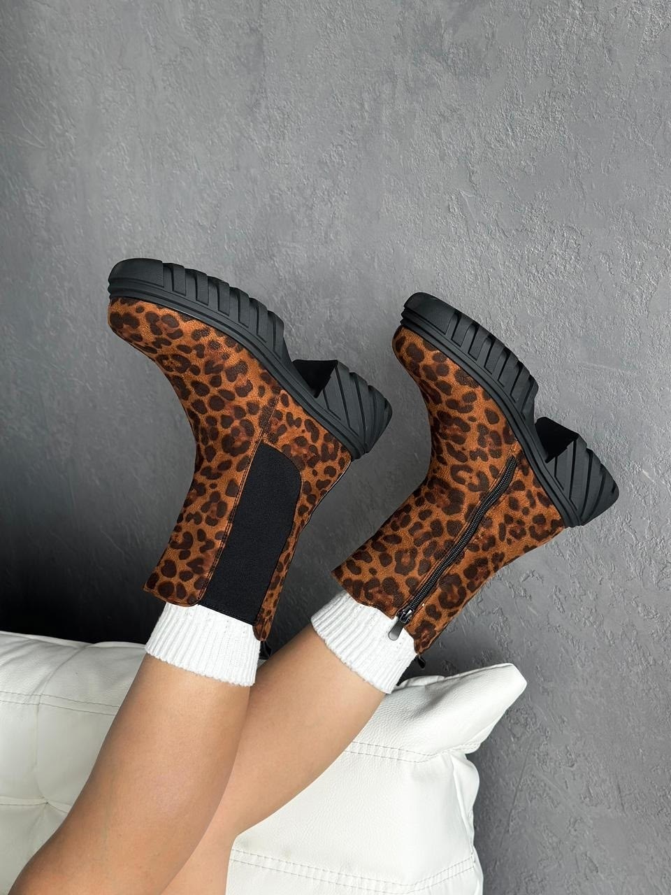 леопардовые ботинки,ботинки женские, женская,стильные ботинки,модные ботинки