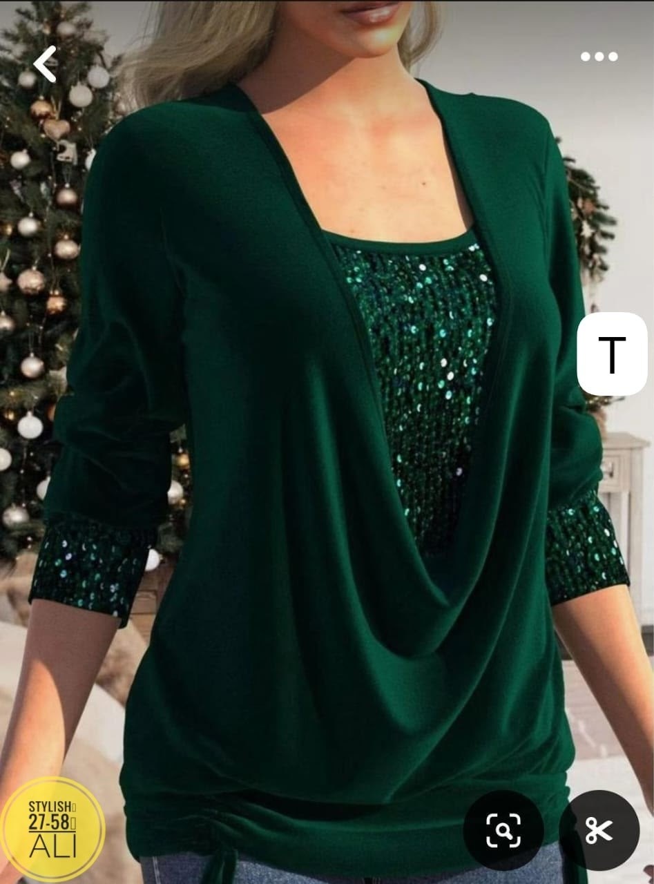 блузка с пайетками,женская кофта,блузка модная,блузка элегантная,блестящая блузка