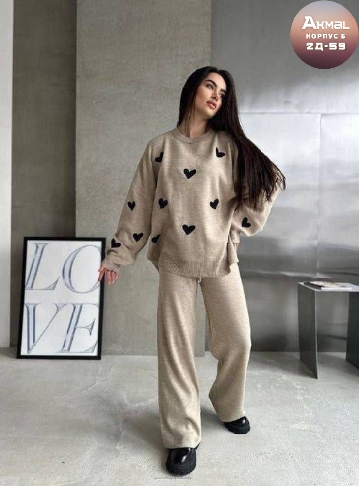 трикотажный костюм женский,стильные женские костюмы,костюм с брюками,вязаные костюмы,стильные костюмы