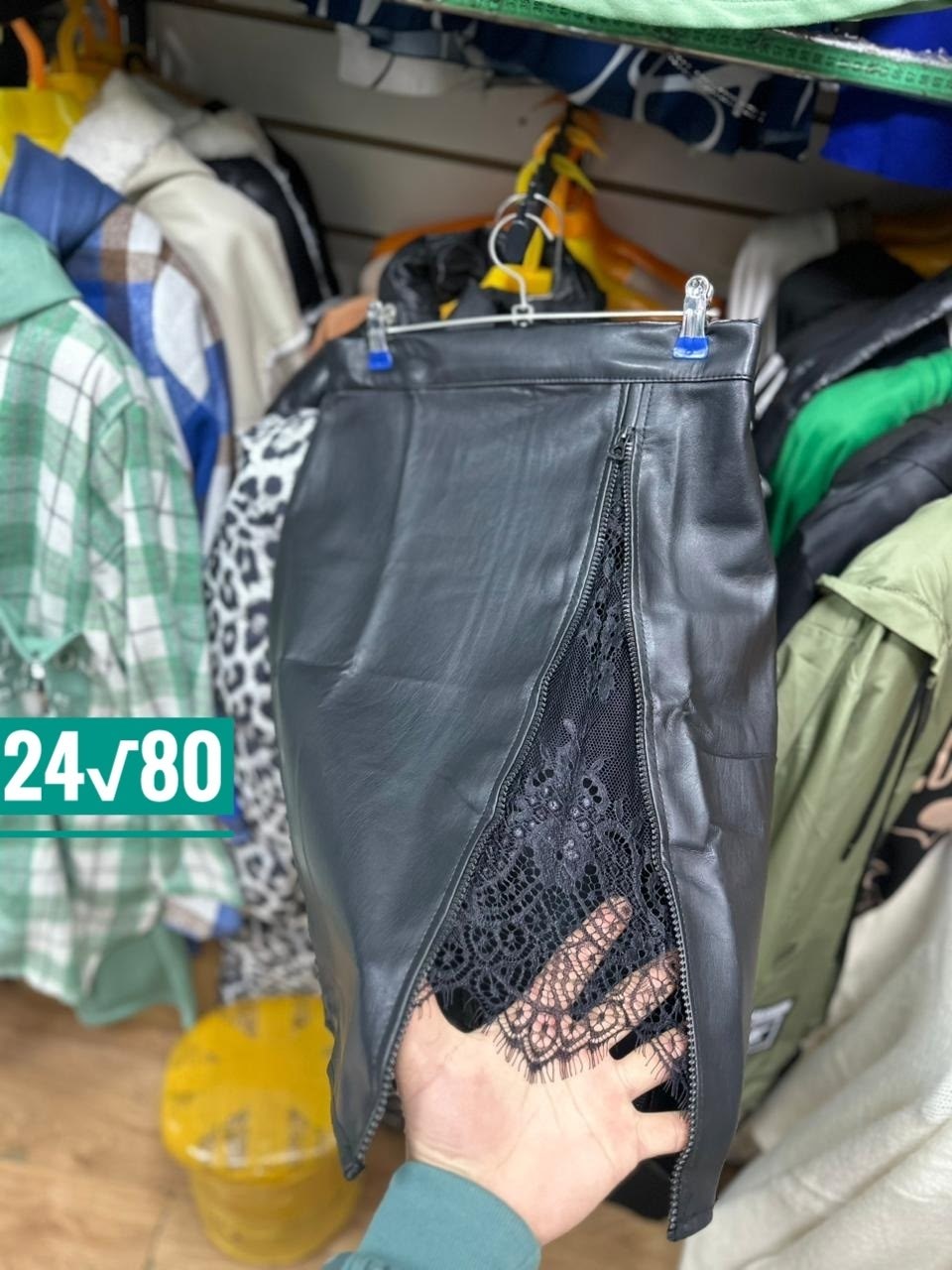 кожаная юбка с разрезом,женская юбка из экокожи,юбка из экокожи,кожаная юбка с гипюром,юбка из искусственной кожи