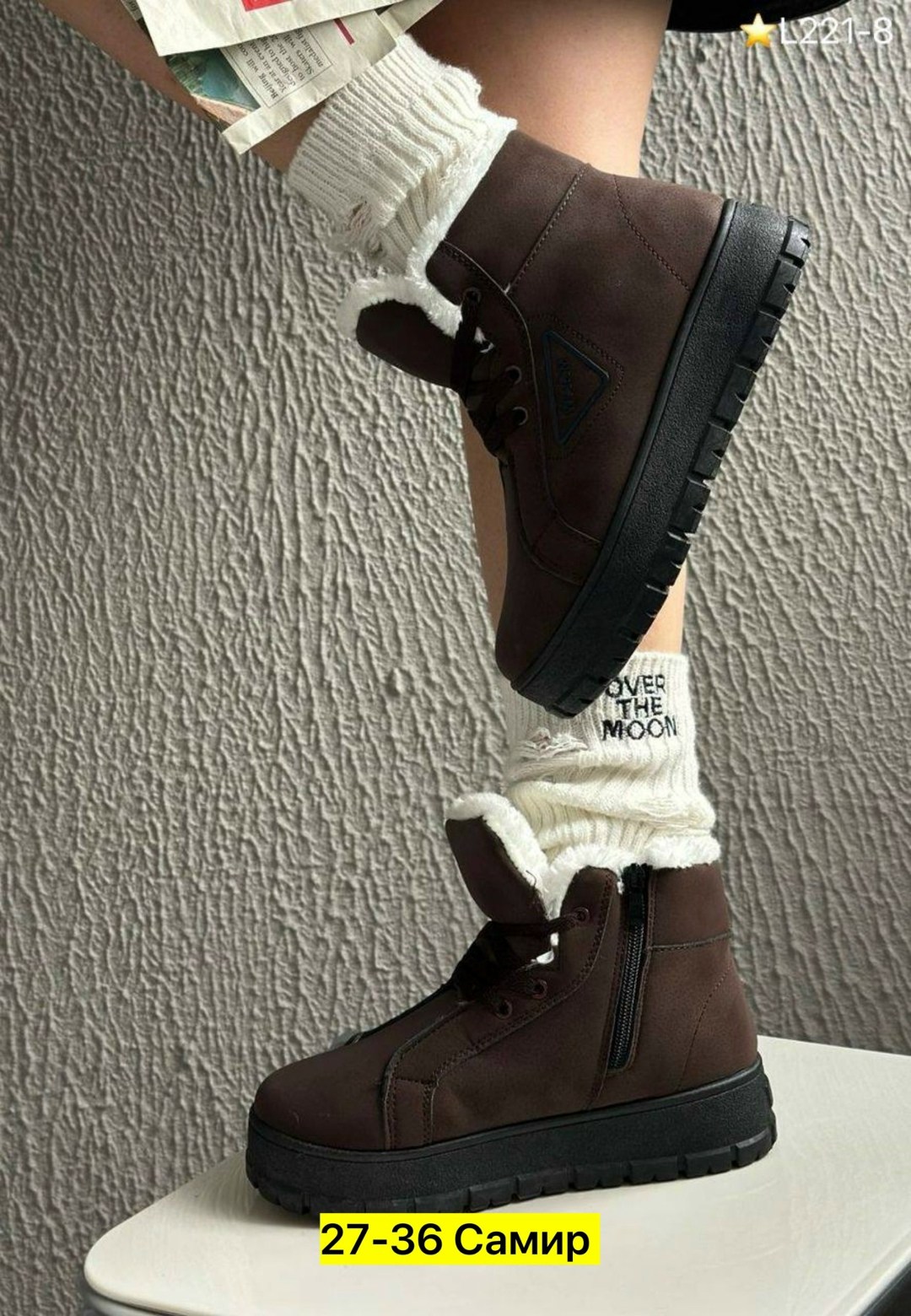 ,зимние ботинки прада женские, женская,женские ботинки, женская зимняя