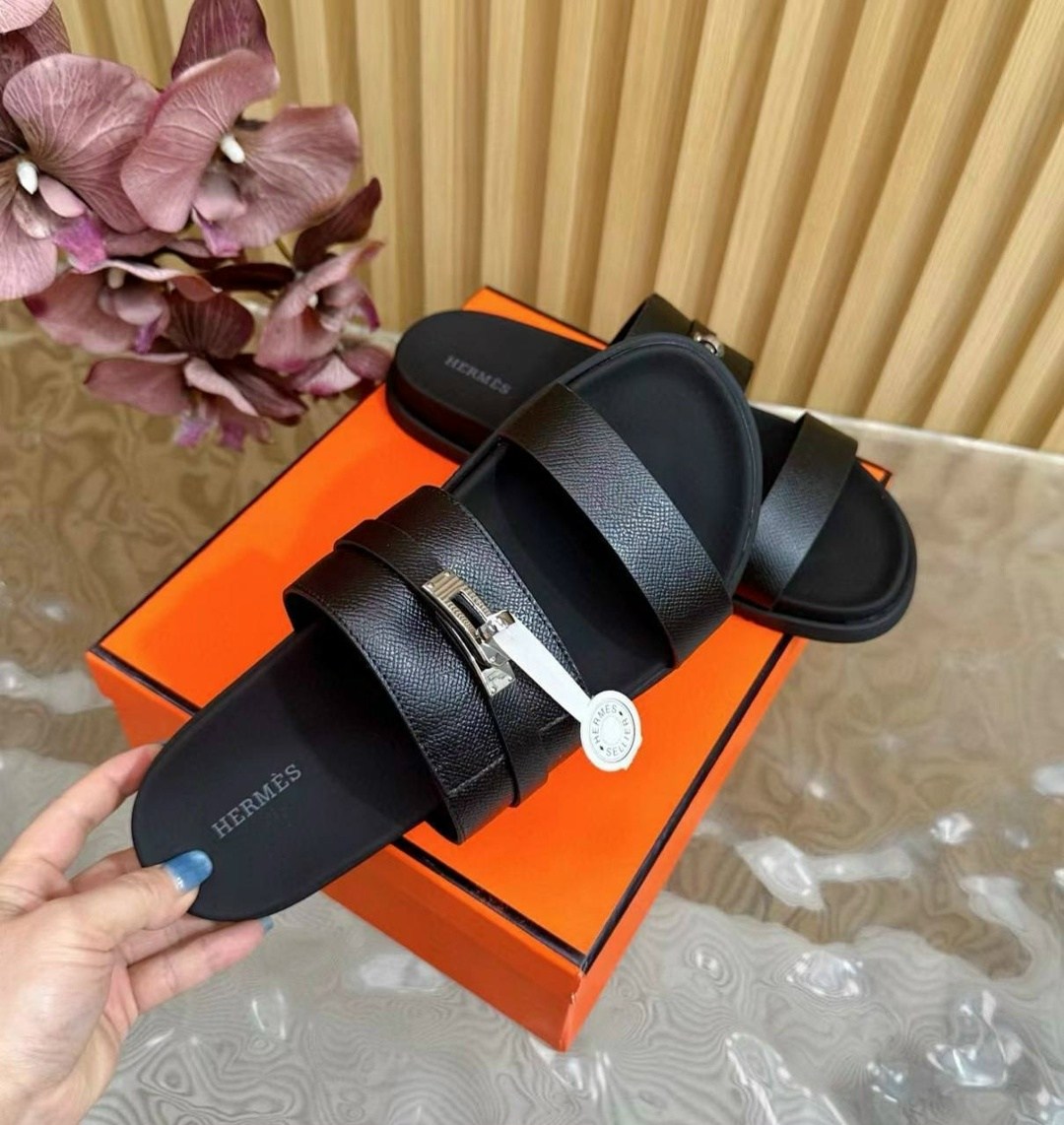 hermes шлепанцы,,мужские шлепанцы,шлепанцы стильные,сандалии hermes